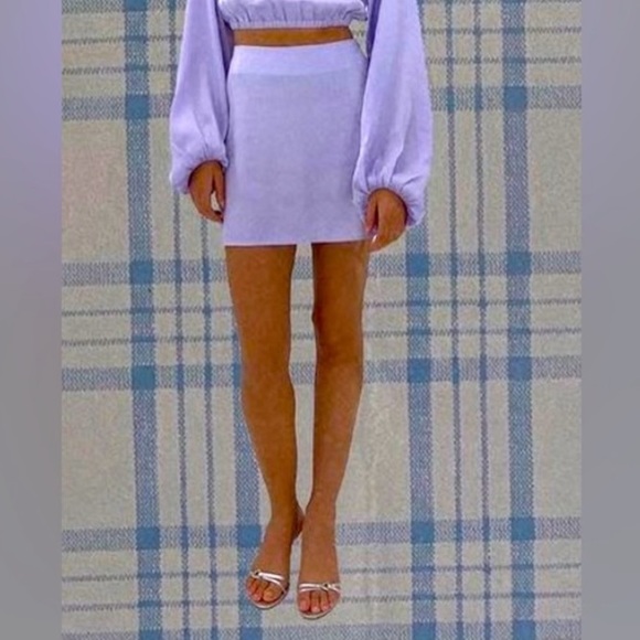 NWT | WE WORE WHAT
Satin Mini Slip Skirt
Heather Purple - Picture 4 of 13